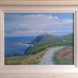 painting of The Homeward Path, Shroove Head Road, Donegal