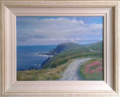 painting of The Homeward Path, Shroove Head Road, Donegal