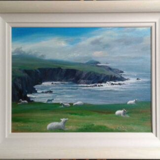 painting of Aranmore Island, Donegal