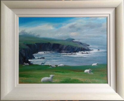 painting of Aranmore Island, Donegal