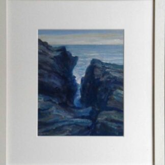 painting of Hell's Hole, Malin Head