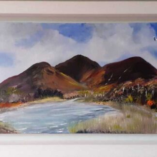 painting of Mamturk Mts. West of Ireland