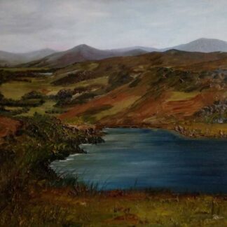 Wicklow Mountains landscape art by Irish artist for sale in Ireland