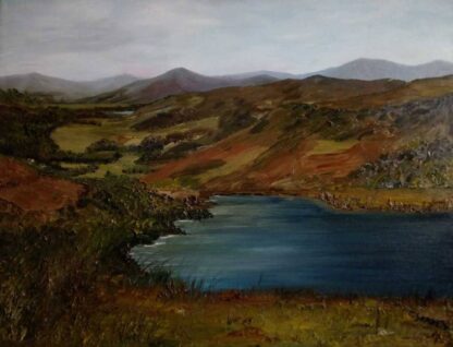 Wicklow Mountains landscape art by Irish artist for sale in Ireland