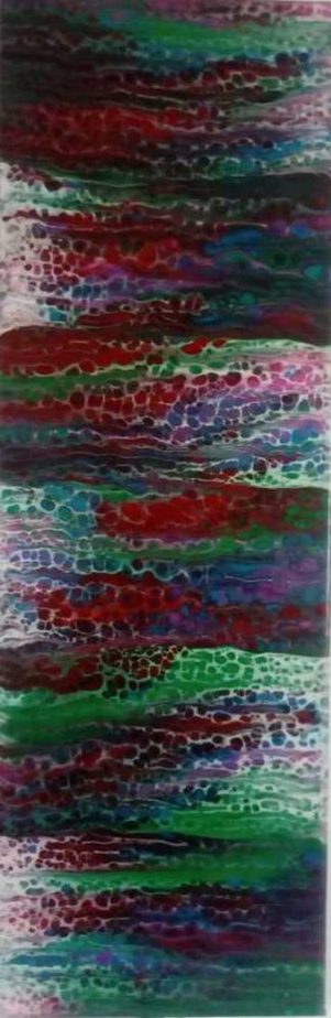 Cotton Candy abstract art, rectangular painting, online gallery