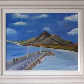 Old Head Louisburg Co. Mayo seascape landscape painting. Irish art by Irish artist online gallery