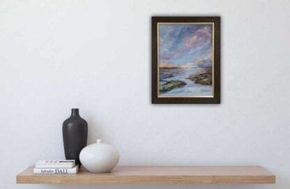 Light on the Horizon abstract seascape painting by Irish artist, online gallery art4you.ie