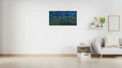 TITLE IN THE REEDS abstract painting, Irish artists, online gallery, large selection of Irish art by Irish artists