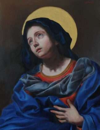 Madonna in Glory – copy after Carlo Dolci (17th century)