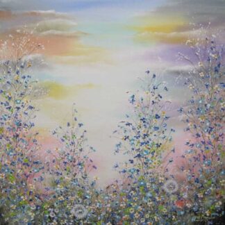 Summer Mood   floral painting by Irish artist, painting of flowers, gift ideas, thank you gifts, mothers day gifts