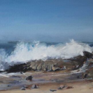 Mullaghderg Wave IV The Wild Atlantic Way Original seascape painting by Donnchadh McGinley, exceptional art of the West of Ireland. Browse more of Donnchadhs work here