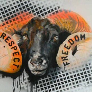 Respect FreedomOriginal painting of an Irish Ram by Marcin Paprota. Browse a variety of art for sale here- Irish art Irish artists.