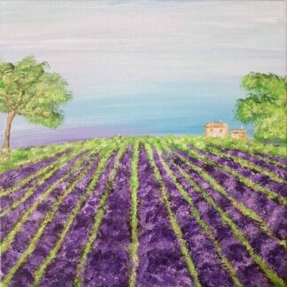 Lavender Field Paintings