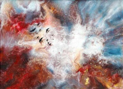 Pluton Original abstract painting for sale in online gallery. Art for your home. Paintings for any room in your home