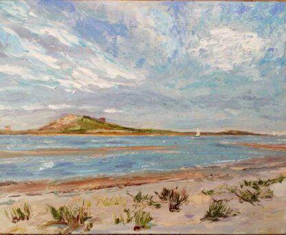 Original seascape painting of Howth Co.Dublin by Irish artist John Maguire. Browse a large selection of art for sale here