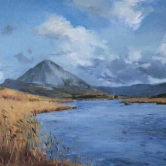 Original Irish landscape / seascape painting for sale by Irish artist Donnchadh McGinley. Gifts from Donegal, wall art