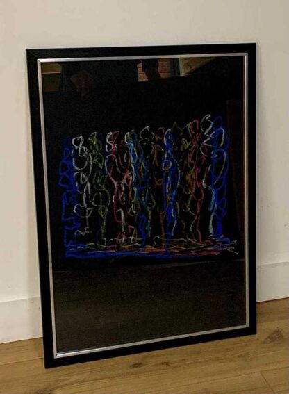 People Like Us Abstract painting by Irish artist Kevin Sharkey.