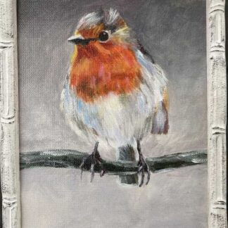 Original painting of a robin. Ideal gift idea or simply beautiful art for your home. Browse a large selection of art here