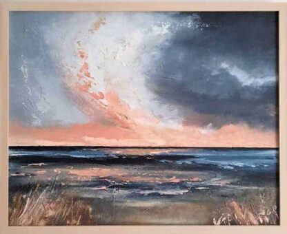 Dramatic Seascape Painting for sale - A New Dawn by Gaëlle Robert