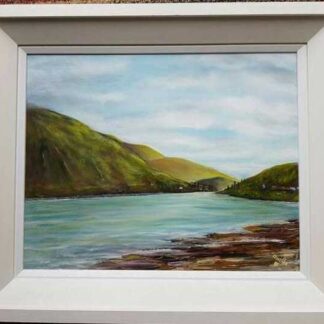 Original oil painting of Leenane Co.Galway. Irish art by Irish artist, browse a large selection of Irish landscape paintings here