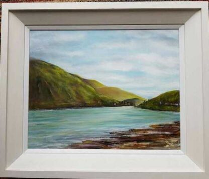 Original oil painting of Leenane Co.Galway. Irish art by Irish artist, browse a large selection of Irish landscape paintings here