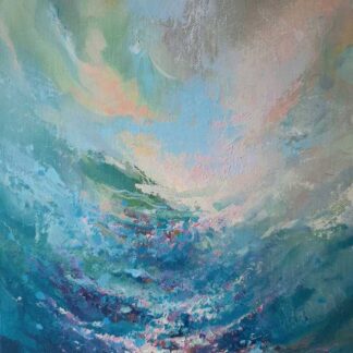 Original abstract seascape painting for sale in online gallery. Browse a large selection of art for sale here