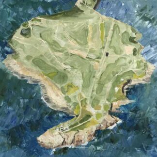 Original painting of Old Head Golf Links Kinsale. Irish art by Irish artist. Browse a large selection of art for sale here