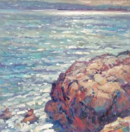 Original painting by Irish artist Norman Teeling. Seascape art, browse more of Normans large variety of art work here