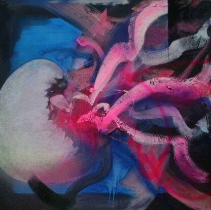 Original painting of a Jellyfish. Exceptional quality colourful art for your home. Browse a large selection of art here today.