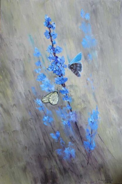 Original painting of butterflies. Exceptional quality art for your home with beautiful colours. Browse more art here