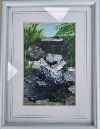 Landscape painting of a Rock pool for sale in online gallery by Irish artist. Browse a huge variety of art here today