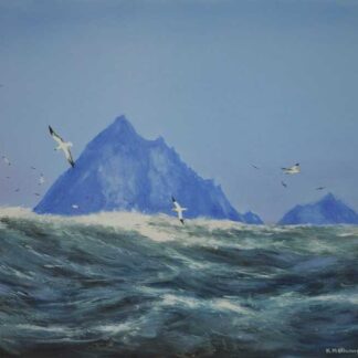 Original seascape painting of Skelligs Co.Kerry. Irish art by Irish artist. Browse a huge selection of wall art for your home