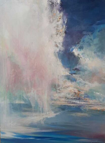 Original abstract painting of the clouds, Stunning colours in this beautiful piece of art. Browse a huge variety here