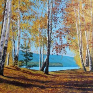 Original landscape painting during Autumn for sale. Stunning quality art for your home. Browse a huge variety of art for sale here