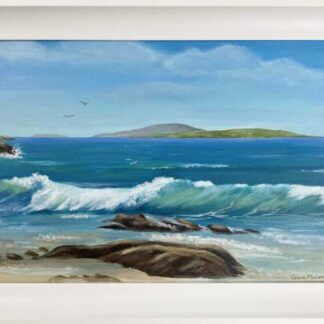 Original seascape painting by Irish artist. Huge variety of art for sale in online gallery. Gift ideas, art for the home