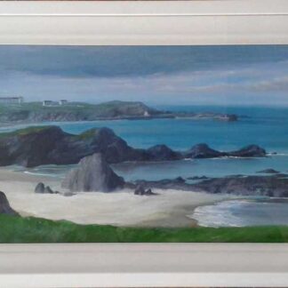 Irish seascape painting for sale in online gallery by Irish artist. Painting of Malin Head. Art for the home, gift ideas