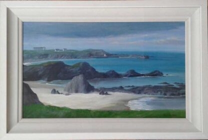 Irish seascape painting for sale in online gallery by Irish artist. Painting of Malin Head. Art for the home, gift ideas