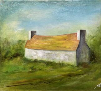 Original Irish landscape painting for sale in online gallery. A wonderful piece of art for a country cottage or a great gift idea