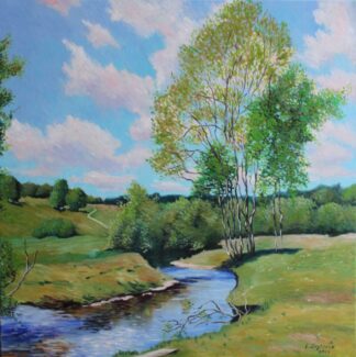 Original landscape art for sale. Stunning paintings in online gallery. Art for the home, gift ideas, handmade gifts