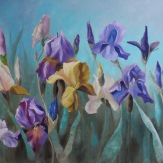 Original floral art for sale in online gallery. Stunning gift idea, art for the home or office. Quality art