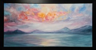Sunset Painting of Seascape in Kerry