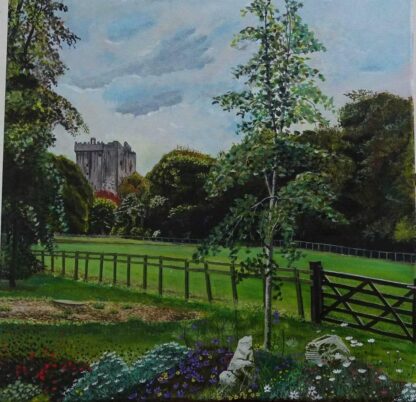 Original Irish art by Irish artist. Painting of Blarney Castle. Stunning art for your home, gift ideas and mores