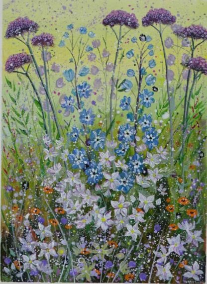 Original floral painting for sale in online gallery. Beautiful art for the home to suit any room. Free worldwide delivery.