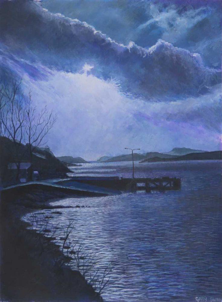Irish land/seascape painting