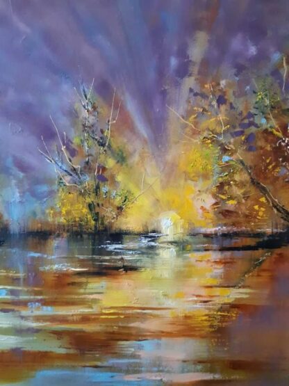 Moments Abstract landscape Painting