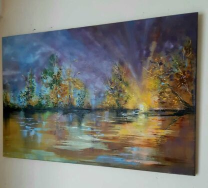 Moments Abstract landscape Painting