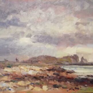 Landscape Painting of Ireland's Eye from Howth