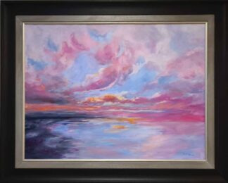 Original Oil Painting of a Sunset in the West of Ireland