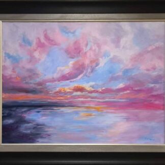 Original Oil Painting of a Sunset in the West of Ireland