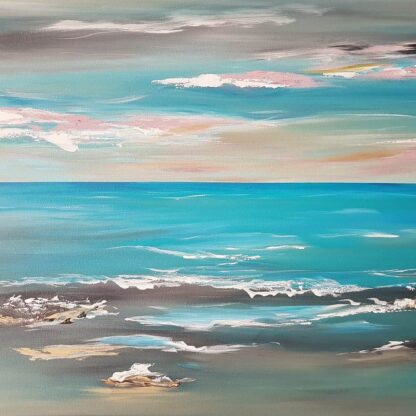 Original Irish painting of seascape inspired by love of the sea